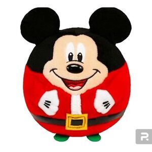 Ty Beanie Ballz Mickey Disney 5" 2013 NO TAG